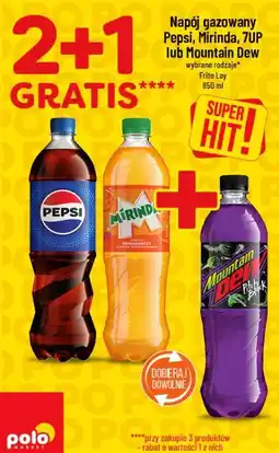 Polomarket Napój gazowany Pepsi, Mirinda, 7UP lub Mountain Dew oferta