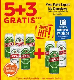 Polomarket Piwo Perła Export lub Chmielowa oferta