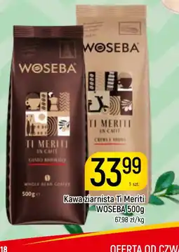 Delikatesy Piotruś Pan Woseba Kawa ziarnista Ti Meriti oferta