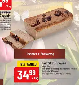 Polomarket Pasztet z Żurawiną Pekpol oferta