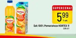 Delikatesy Piotruś Pan Sok 100% Pomarańcza Hortex oferta