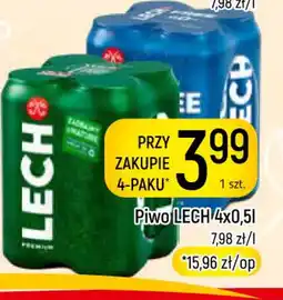 Delikatesy Piotruś Pan Piwo Lech oferta