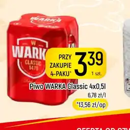 Delikatesy Piotruś Pan Piwo Warka Classic oferta