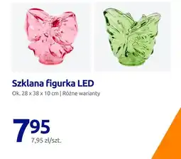 Action Szklana figurka LED kokarda różowa oferta