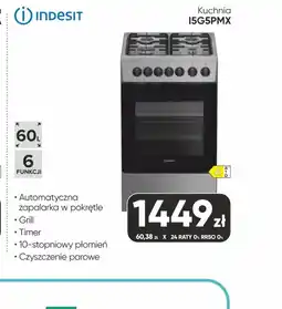 Max Elektro Kuchenka gazowo-elektryczna Indesit oferta
