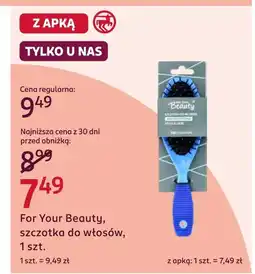 Rossmann Szczotka do włosów For Your Beauty oferta