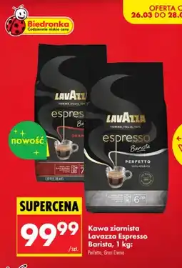Biedronka Kawa ziarnista espresso Barista Gran Crema oferta