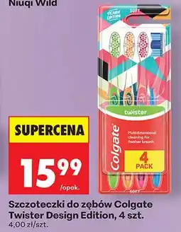 Biedronka Szczoteczki do zębów Twister Design Edition 4 szt oferta
