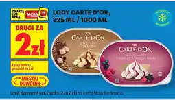 Biedronka Lody Carte d'Or 825-1000 ml DRUGIE ZA 2 ZŁ oferta