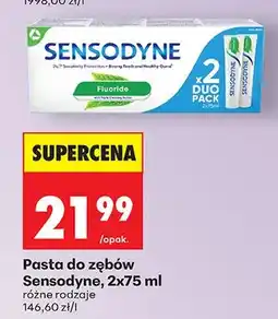 Biedronka Pasta do zębów różne rodzaje 2-pak oferta