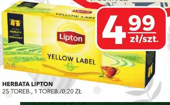 Top Market Herbata Lipton Yellow Label oferta