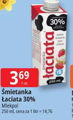 E.Leclerc Smietanka Laciata 30% oferta