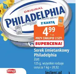 E.Leclerc Serek śmietankowy Philadelphia oferta