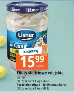 E.Leclerc Lisner Filety śledziowe wiejskie oferta