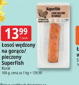 E.Leclerc Losoś wędzony na gorąco/pieczony SuperFish oferta