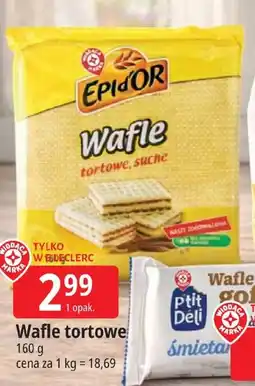E.Leclerc Wafle tortowe Epidor oferta