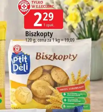E.Leclerc Biszkopty P'tit Deli oferta