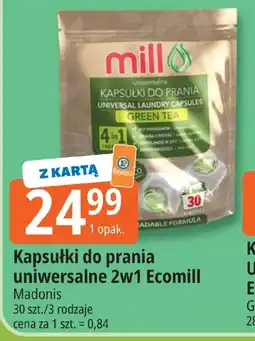 E.Leclerc Madonis Kapsułki do prania uniwersalne 2w1 Ecomill oferta