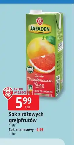 E.Leclerc Jafaden Sok z różowych grejpfrutów oferta