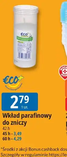 E.Leclerc Wkład parafinowy do zniczy oferta