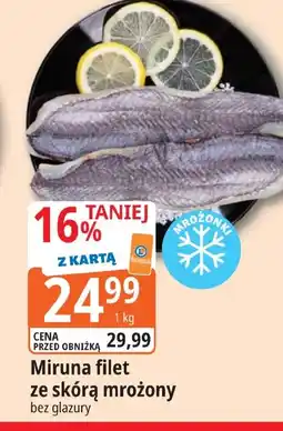 E.Leclerc Miruna filet ze skórą mrożony oferta