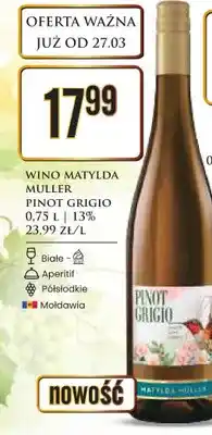 Dino Wino Matylda Muller Pinot Grigio oferta