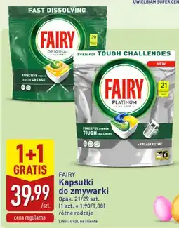 ALDI Kapsułki do zmywarki Platinum 1+1 GRATIS oferta