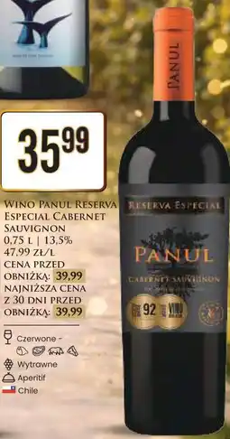 Dino WINO PANUL RESERVA ESPECIAL CABERNET SAUVIGNON oferta