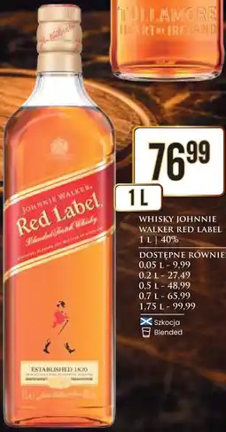 Dino WHISKY JOHNNIE WALKER RED LABEL 1 L | 40% oferta