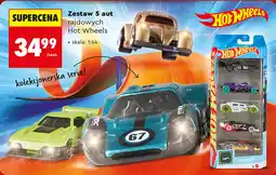 Biedronka Zestaw 5 aut rajdowych Hot Wheels oferta