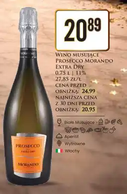 Dino WINO MUSUJĄCE PROSECCO MORANDO EXTRA DRY 0,75 L | 11% oferta