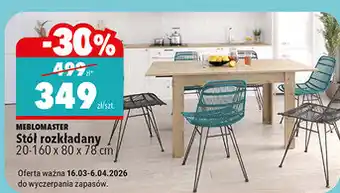 Biedronka Stół rozkładany oferta