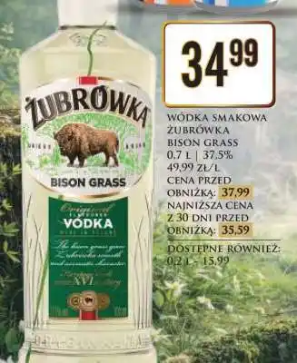 Dino WÓDKA SMAKOWA ŻUBRÓWKA BISON GRASS oferta