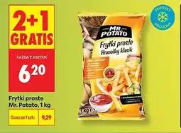 Biedronka Frytki proste Mr. Potato 1 kg oferta