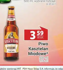 Nasz Sklep Piwo Kasztelan Miodowe oferta