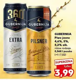 Kaufland Piwo jasne Extra Lager 4,6% alk oferta