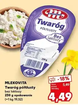 Kaufland Twaróg półtłusty bez laktozy oferta