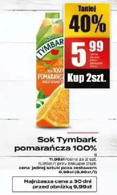 Supeco Sok Tymbark pomarańcza 100% oferta
