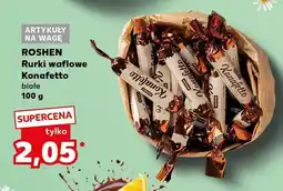 Kaufland Rurki waflowe Konafetto białe oferta