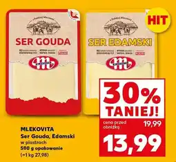 Kaufland Ser Edamski w plastrach oferta