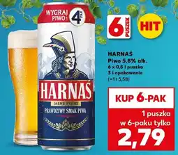 Kaufland Piwo Harnaś jasne 5,8% alk oferta