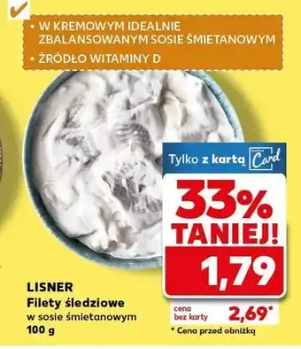 Kaufland Filety śledziowe w sosie śmietanowym oferta