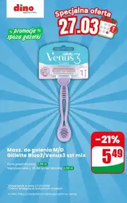Dino Maszynka do golenia Blue3 / Venus3 oferta