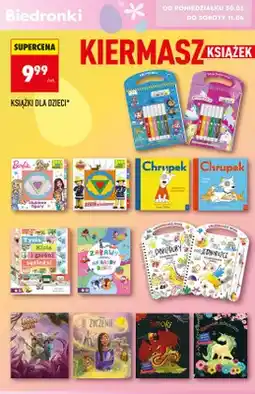 Biedronka Książki dla dzieci różne rodzaje oferta
