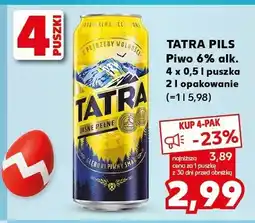 Kaufland Piwo Tatra Pils 6% alk oferta