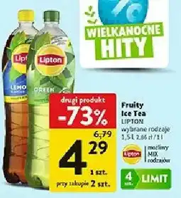 Intermarche Napój niegazowany Lipton green oferta