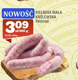 Społem Kiełbasa biała Peklimar oferta