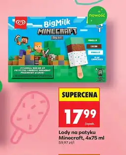 Biedronka Lody Big Milk oferta