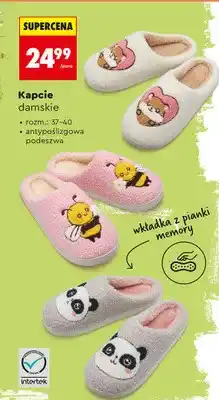 Biedronka Kapcie damskie oferta
