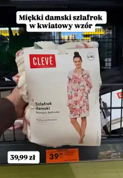 Biedronka Szlafrok damski miękki w kwiatowy wzór oferta